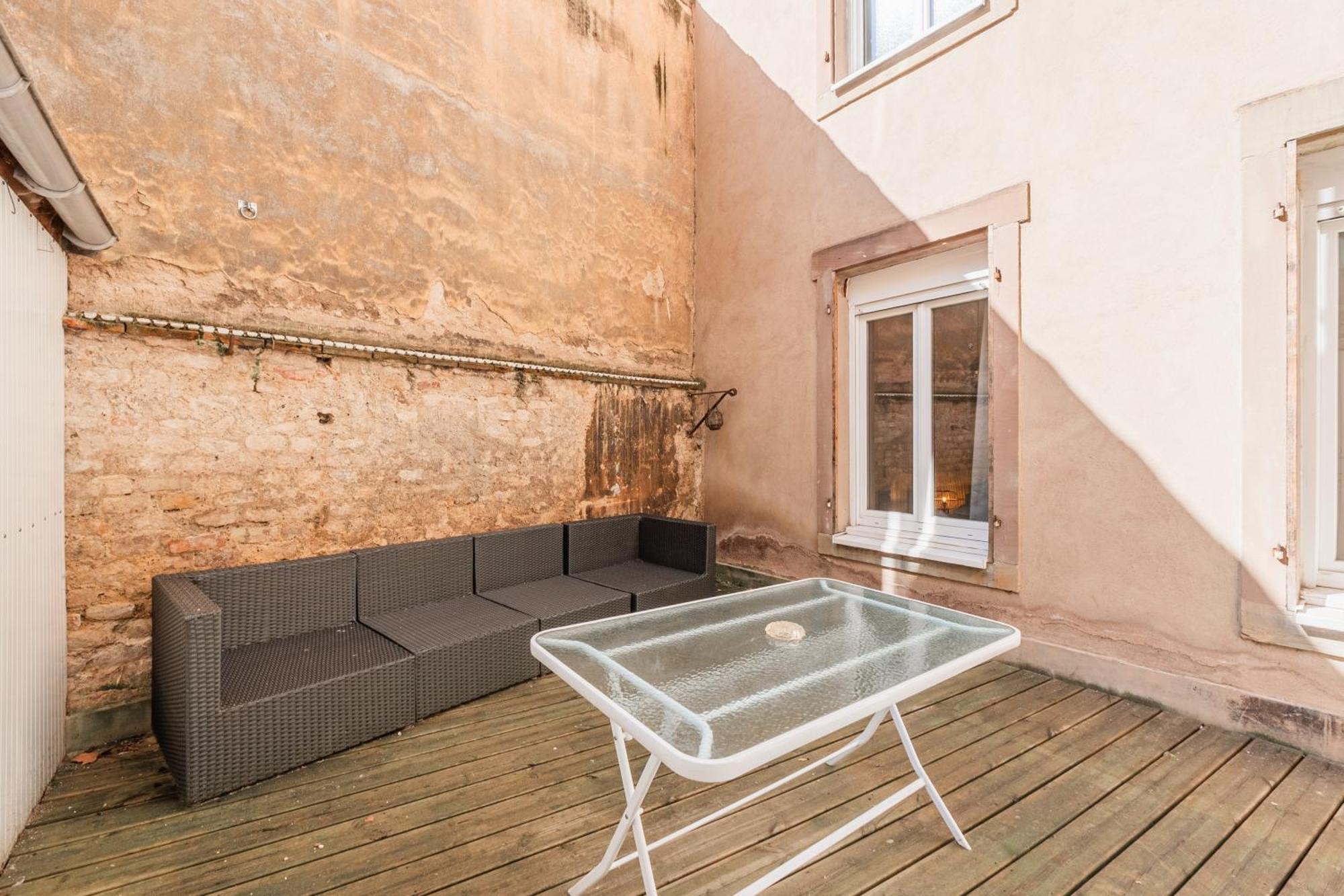 Ferienwohnung L'Ecrin Strasbourgeois - T3 Avec Grande Terrasse Exterior foto